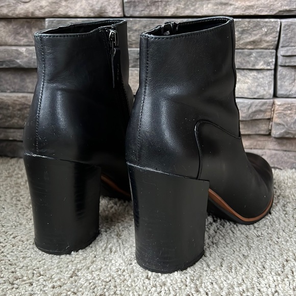 Franco Sarto Black Ankle Boots Booties 8.5 - Picture 4 of 15